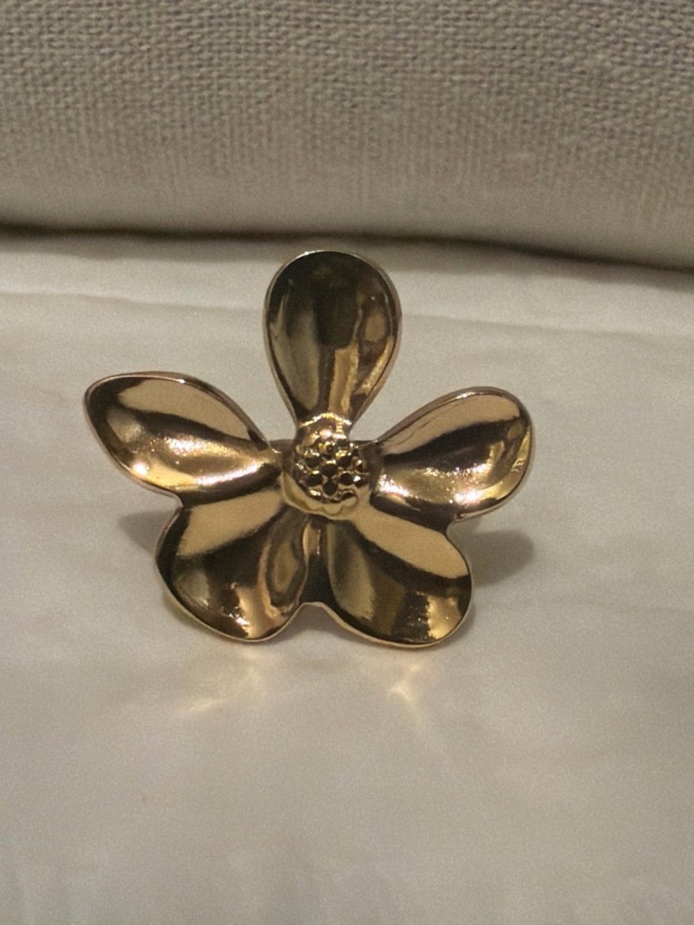 Gold Floral Statement Ring - Women Jewelry
